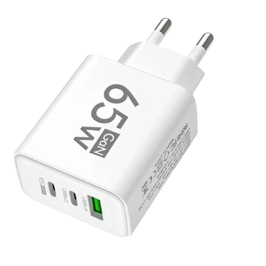 65-Watt-USB-C-Reiseladegerät mit klappbarem Stecker